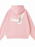 Hoodie Pigeon og ´´For artists´´ rosado