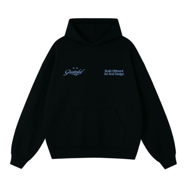 Hoodie Grateful Studios Negro 06