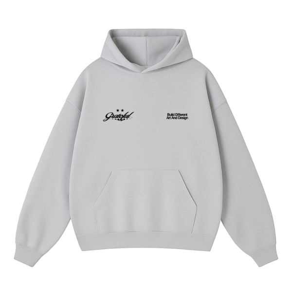 Hoodie Grateful Studios Gris Melange 06