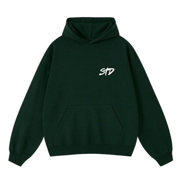 Hoodie Skull verde botella ´´There is only one style´´ 04